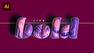 Realistic 3D text  Adobe Illustrator tutorials