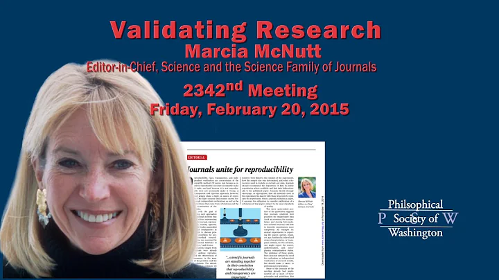 PSW 2342 Validating Research | Marcia McNutt