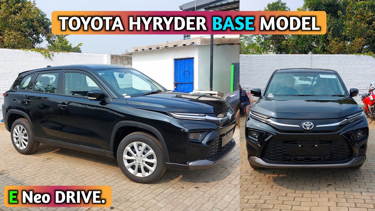 Toyota Hyryder Base Model | Hyryder E Model 2024 | Toyota Hyryder E ...