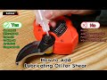 How to Add Lubricating Oil- Kebtek 25V 40MM Electric Pruning Shear