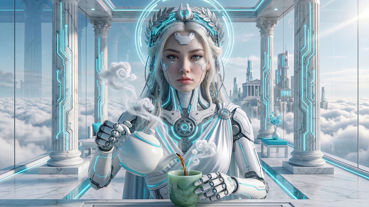 Neon Echoes of Athena - A Cyberpunk Greek Mythology Masterpiece [4K]