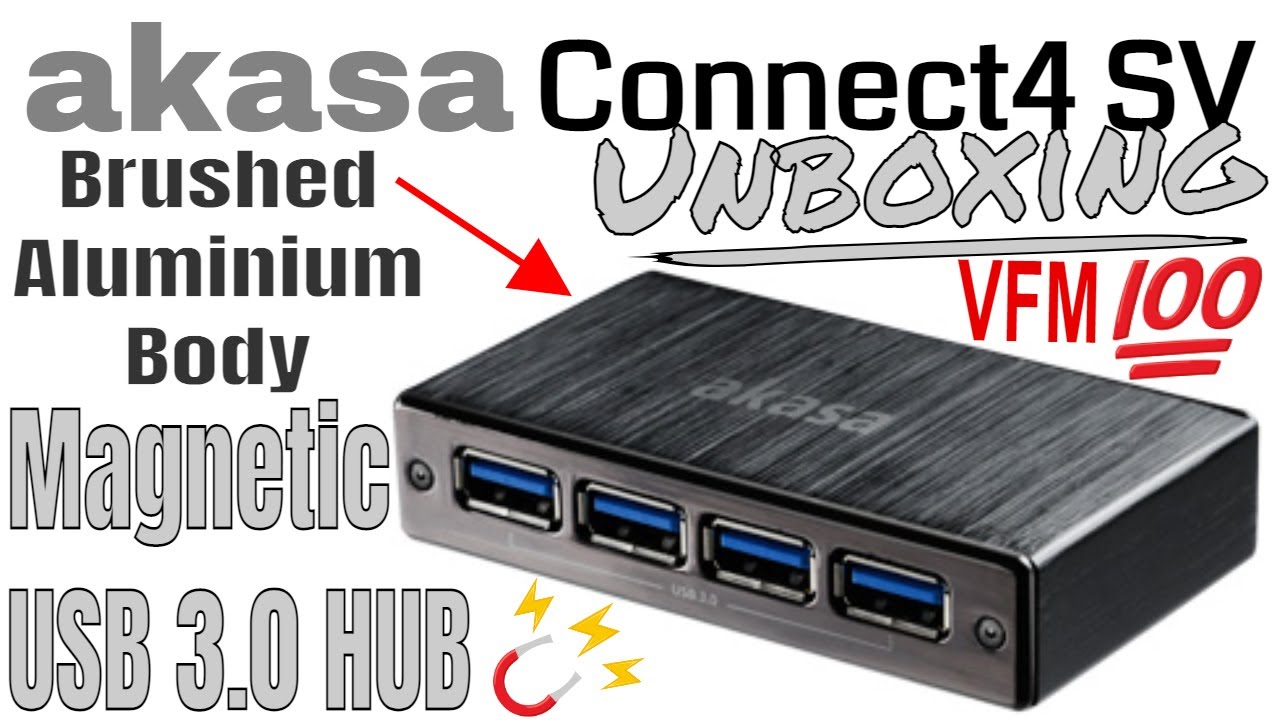 Akasa USB 3.0 5-Port Hub Front Panel