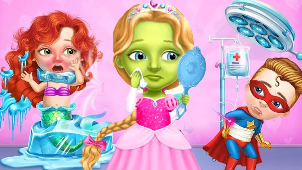 Sweet Baby Girls Gameplay Superhero Hospital Doctor Crazy Kids Care