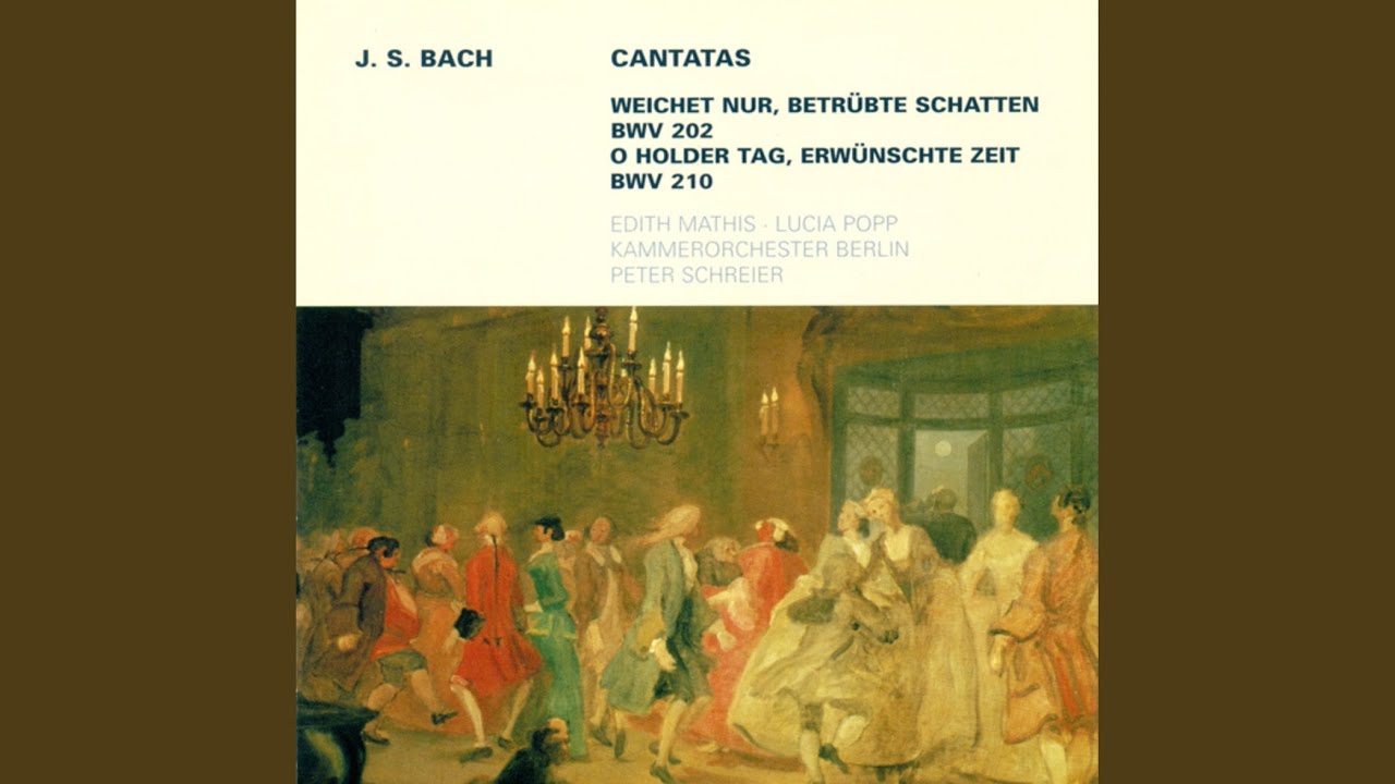 Watch O holder Tag, erwunschte Zeit, BWV 210: Recitative: Hochteurer Mann, so fahre ferner fort on YouTube Watch O holder Tag, erwunschte Zeit, BWV 210: Recitative: Hochteurer Mann, so fahre ferner fort on YouTube