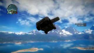 Just Cause 2 Awesome plane explosion