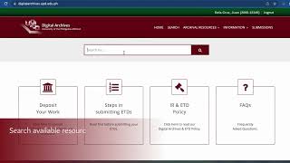 How to access Digital Archives?