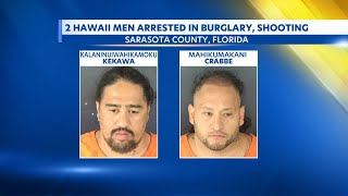 Two Hawaii men arrested, charged for alleged burglary, shooting at Florida home