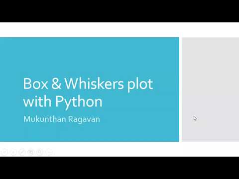 Box & Whiskers plot with Python
