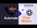 How I Turn Voice Notes Into Action Items (AI Workflow That Actually Works)
