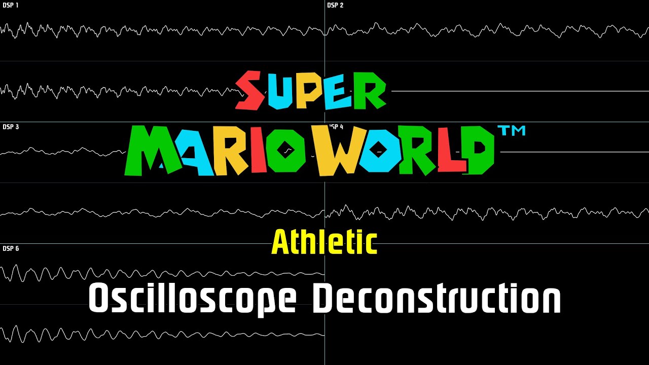 Super Mario World - Athletic [Oscilloscope Deconstruction]
