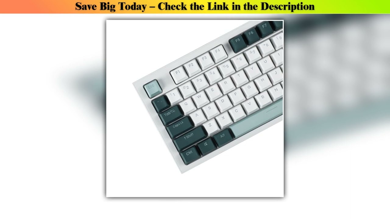 Ymdk Double Shot — Hands-On (2025): YMDK Double Shot Botanical Milk Cover Backlit Keycaps