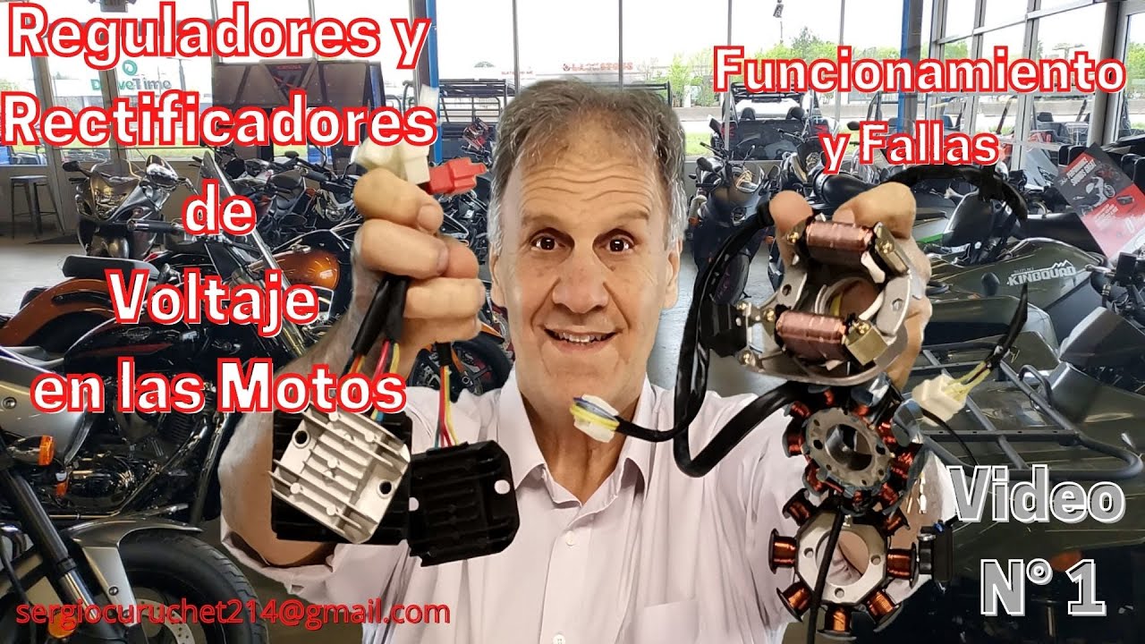 Reguladores rectificadores en Motos y Ciclomotores. Bobinados, fallas y como se prueban.🏍✔