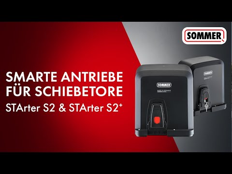 Smarter Schiebetorantrieb für Hof- und Außentore | STArter S2 und STArter S2+ von SOMMER