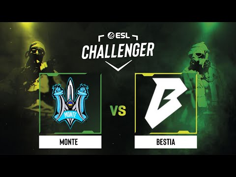 Monte проти BESTIA | Мапа 1 Ancient | ESL Challenger Atlanta 2023