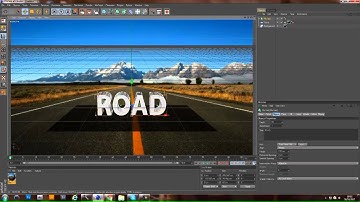 Cinema 4D Tutorial - Placing 3D text into a photograph