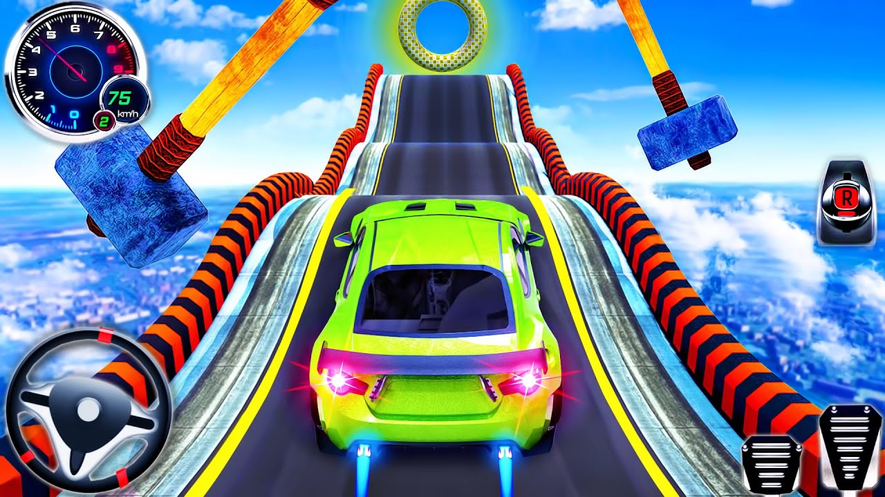 Impossible Car Racing Simulator 2025 - NEW Sport Car Stunts Driving 3D ...