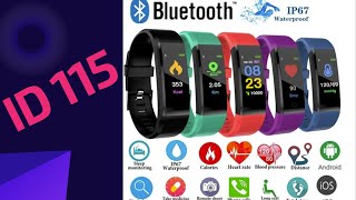 Смарт браслет (М3) ID 115 Plus Smart Bracelet . Полный Обзор.