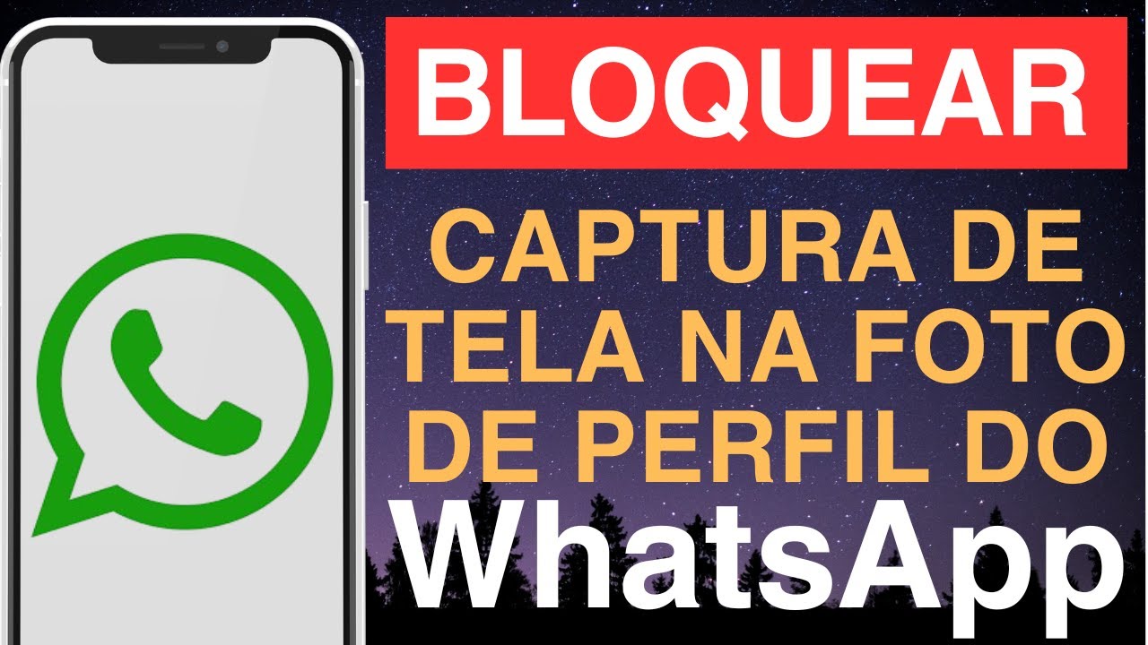 Como bloquear captura de tela na foto de perfil do WhatsApp - YouTube