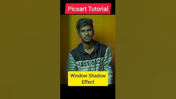 window shadow Effect in Picsart | Picsart Tutorial | ABHI CREATION #shorts