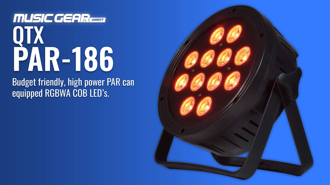 QTX PAR-186 Par Can Overview | Music Gear Direct - YouTube