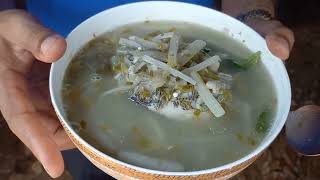 Khmer Food, Samlor Mcho, Sour Soup, សម្លរម្ជូរផ្លែទ្រលឹងទឹង