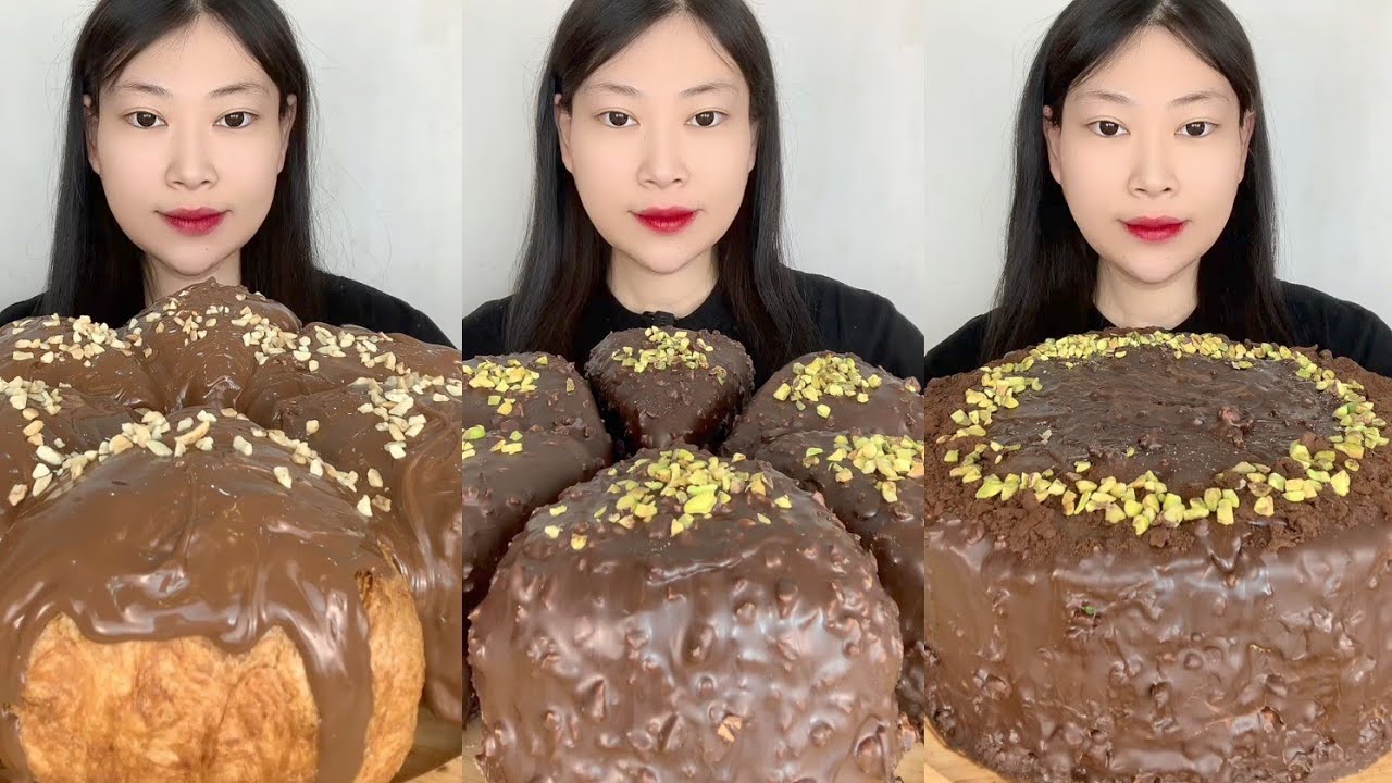Mukbang Challenge Chocolate cake 🍰 Dessert 🍪 & 🍰🎂 cake  mochi tiramisu #asmr #chocolate #cake #chess