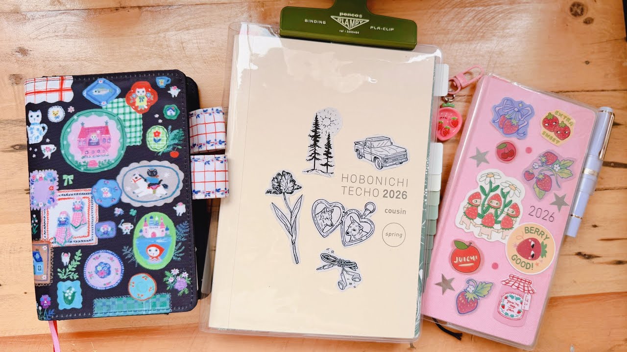 Mis journals de Hobonichi para el 2026 📖