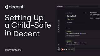 Create a Child Safe (SubDAO)