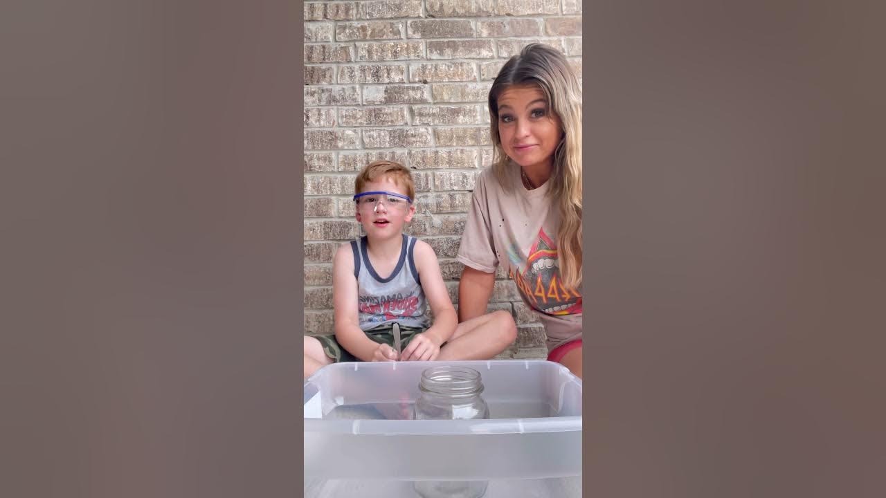 Vinegar, Dish soap, and baking soda experiment YouTube