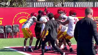 HIGHLIGHTS: USC SPRING PRACTICE NO. 4 (3.29)