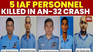 5 IAF Personnel Killed As AN-32 Aircraft Crashes In Assam's Jorhat | Co-Pilot Survives | Assam Crash