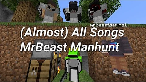 (Almost) All Songs Used In Minecraft Speedrunner VS $1,000,000 MrBeast Challenge