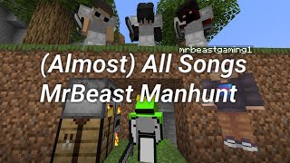 (Almost) All Songs Used In Minecraft Speedrunner VS $1,000,000 MrBeast Challenge
