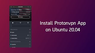 Install Protonvpn App on Ubuntu 20.04 screenshot 4