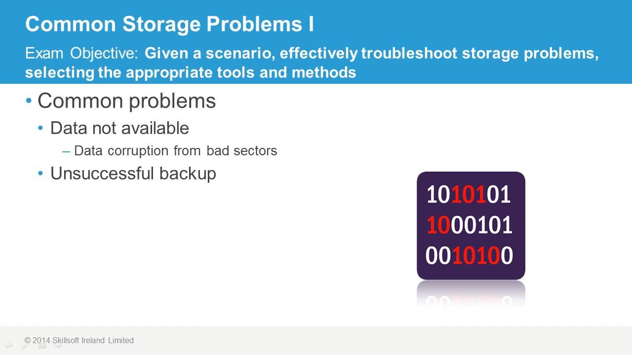 CompTIA Server+ 2014 Common Storage Problems I YouTube