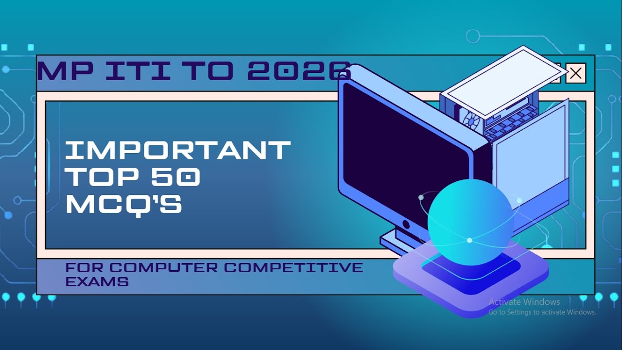 MP ITI TO COPA MCQ 2026 | ITI TO IMPORTANT MCQ 2026 l MP ITI TO COMPUTER CLASS MCQ 