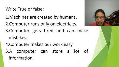 L-2 Computer -A smart machine (Class 1)