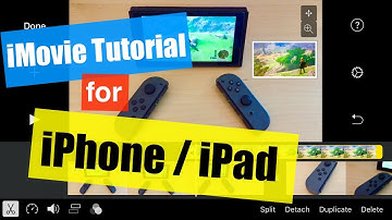 iMovie for iOS Tutorial - Picture in a Picture with a Photo 2017