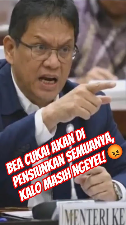 mentri keuangan Purbaya vs bea cukai