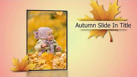 Autumn Slide In Title for Photopia