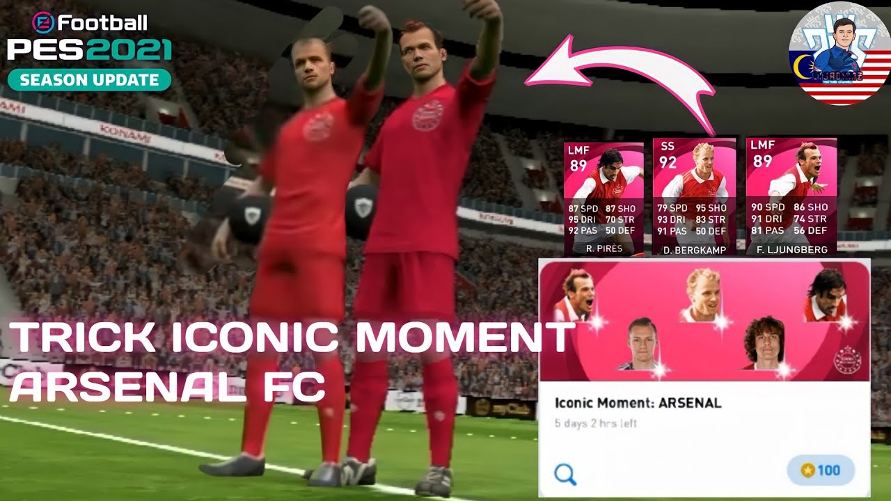 Trick Iconic Moment Arsenal Fc😎😘 Pes 2021 Mobile 