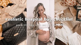 PACK MY HOSPITAL BAG WITH ME | baby number 5