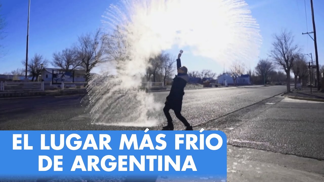 ASÍ ES VIVIR EN MAQUINCHAO: donde se congelan los caños, las garrafas y hasta el agua caliente