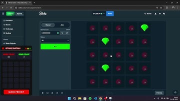 200$ to 2000$ using #stake mines predictor | 100% Accuracy | Withdrawal Proof
