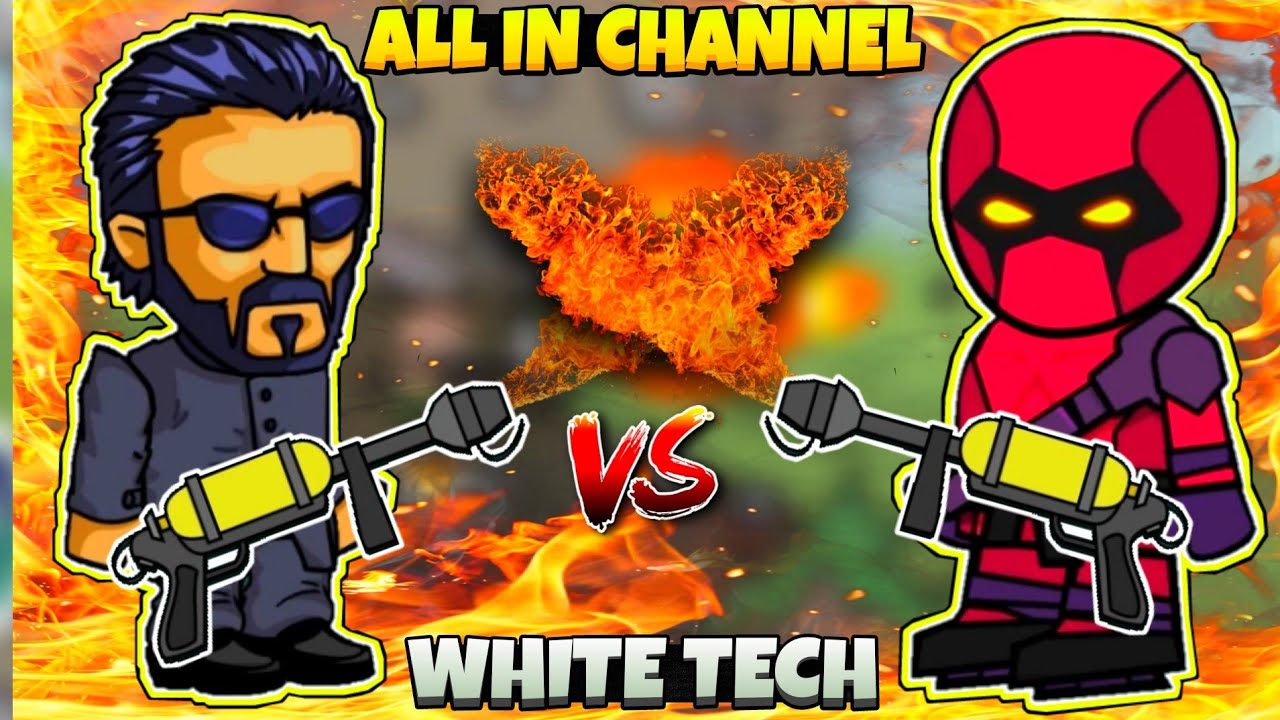@Allinchannel1 Vs @whitetech52 | Mini Militia Epic Gameplay 🤣
