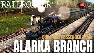 Railroader #48. First passengers to Alarka. We ride the train to Alarka. 1950s U.S railway sim