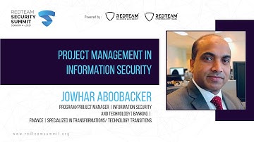Project Management in Information Security | RedTeam Security Summit 2021