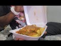 Trini Fried curry fish an cou cou #food #foodie #fish #cooking #fyp