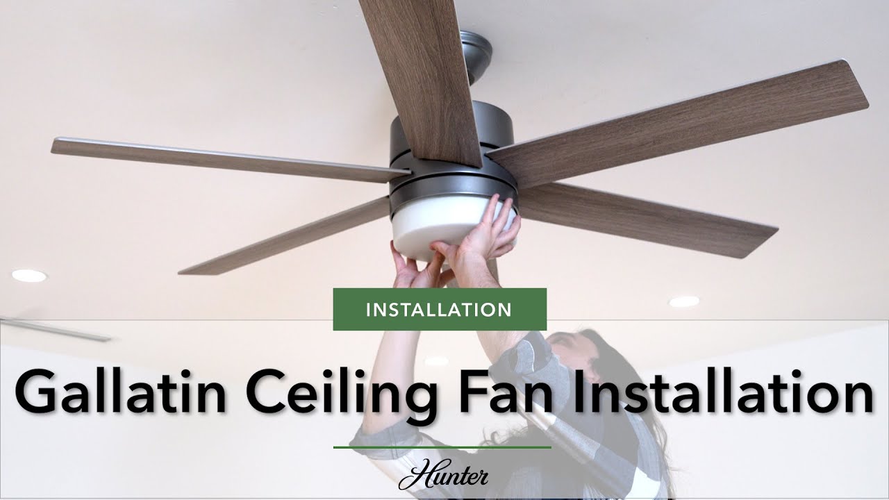Gallatin Ceiling Fan From Hunter