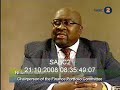 Chairperson Falls Off Chair - Live On TV
